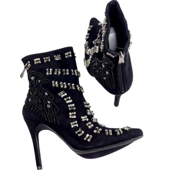 Cape Robbin Beronica-12 High Heel Black Ankle - Picture 6 of 7